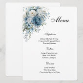 Floral Menu Card (Voorkant / Achterkant)