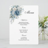 Floral Menu Card (Staand voorkant)