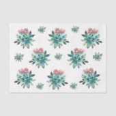 Floral Mermaid Decoupage For Shells Tissuepapier (Voorkant)