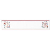 Floral Merry Christmas Short Table Runner Korte Tafelloper (Horizontaal)