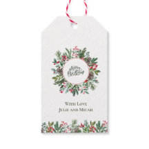 Floral Merry Kerstmis