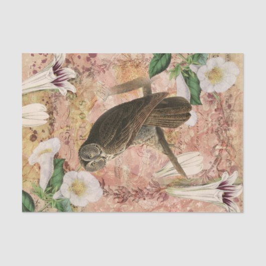  Floral met kieuwen Tissuepapier (Voorkant)