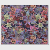 Floral met Pinks en Lilacs Cadeaupapier (Vlak)
