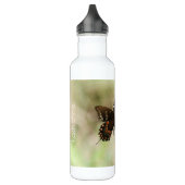 Floral met vlinder, gepersonaliseerd waterfles  (Links)