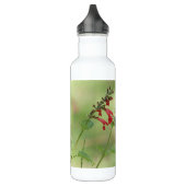 Floral met vlinder, gepersonaliseerd waterfles  (Links)
