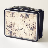 Floral Metal Lunch Box (Voorkant)