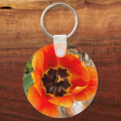 Floral Metal Sleutelhanger (Achterkant)