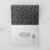 Floral mevrouw Vrijgezellenfeest Kaart voor douche (Binnen)