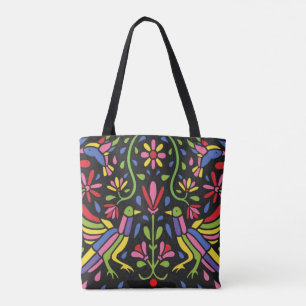 Floral Mexicaanse Design Tote Bag