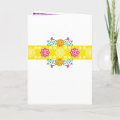 Floral Mexicaanse Fiesta Zwart en Roze Zoet 16 (Achterkant)