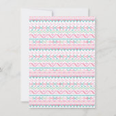 Floral Mexican Fiesta Baby shower Kaart (Achterkant)