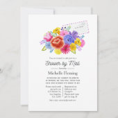 Floral Mexican Fiesta Vrijgezellenfeest per post Kaart (Voorkant)