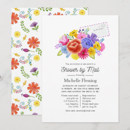 Floral Mexican Fiesta Vrijgezellenfeest per post Kaart