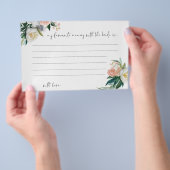 Floral Mijn favoriete geheugen met de bruidskaarte Flyer (Hand)