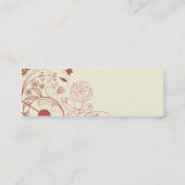 Floral Mini Visitekaartje (Achterkant)