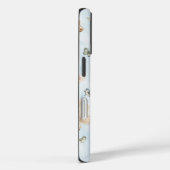 Floral Miniature Pony Phone Case (Achterkant / Rechts)