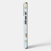 Floral Miniature Pony Phone Case (Achterkant / Links)