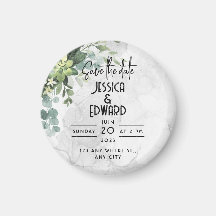 Floral minimal groene Elegant Wedding Waterverf
