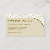 Floral Minimal Visitekaartje (Achterkant)