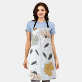 Floral-minimalistisch schort (Gedragen)