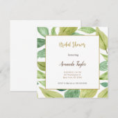 Floral minimalistische kalligrafie Vrijgezellenfee (Voorkant / Achterkant)