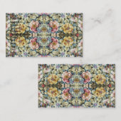 Floral Mirrored  Floral Visitekaartje (Voorkant / Achterkant)