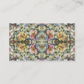 Floral Mirrored  Floral Visitekaartje (Achterkant)