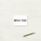 Floral mist je woord typografie design element post-it® notes (Op bureau)