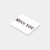 Floral mist je woord typografie design element post-it® notes (Schuin)