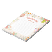 Floral Mitzvah Note Notitieblok (Linkerzijde)