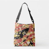 Floral Mix Kimono Pattern Crossbody Tas (Voorkant)