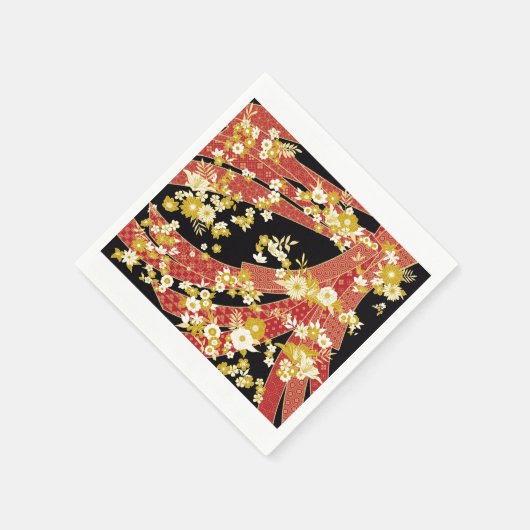 Floral Mix Kimono Pattern Servet (Hoek)