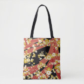 Floral Mix Kimono Pattern Tote Bag (Voorkant)