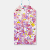 Floral, mixed petals prinf Small Gift Bag Cadeaulabel (Voorkant)