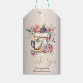 Floral Mixer Bakery Cadeaulabel (Voorkant)