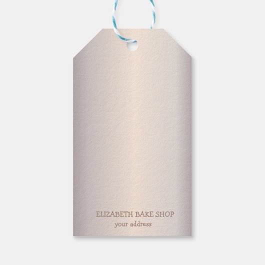 Floral Mixer Bakery Cadeaulabel (Achterkant)