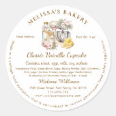Floral Mixer Label Cottage Bakkerij Verpakking (Voorkant)