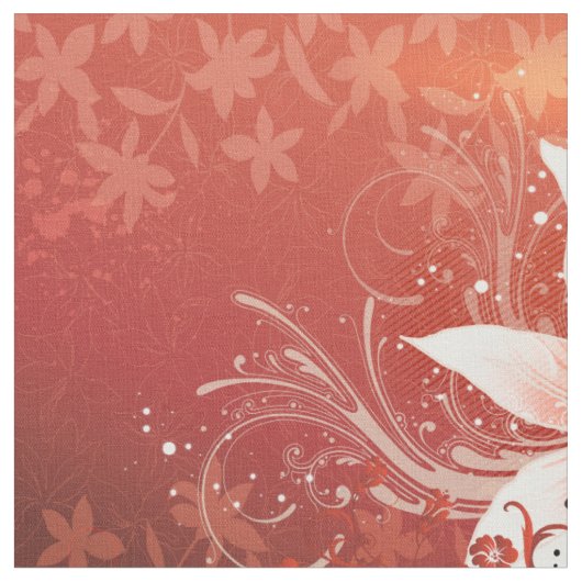 Floral Mode 11A Aangepaste weefsels Stof (Close Up)