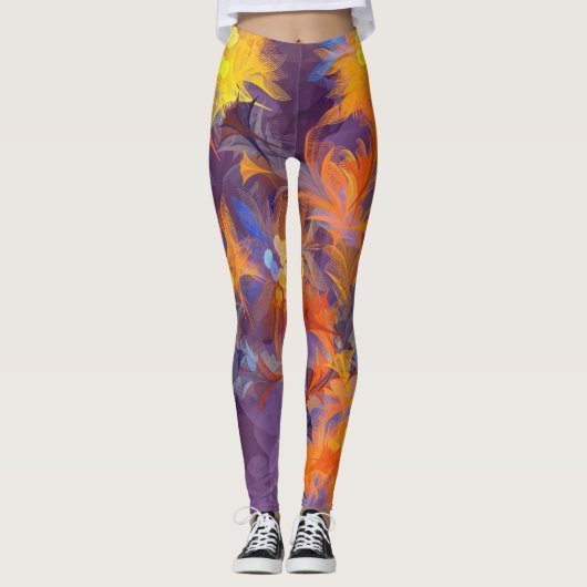 Floral Mode 16 Leggings (Voorkant)