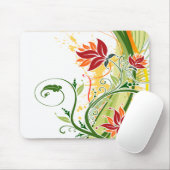 Floral Mode 1 Mousepad Muismat (Met muis)