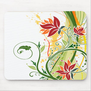 Floral Mode 1 Mousepad Muismat