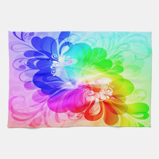 Floral Mode 5 Keukenhanddoek (Horizontaal)