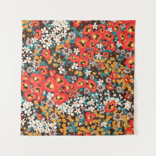 Floral mode lente, zomerdameskleding wandkleed