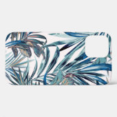 Floral mode tropisch  patroon met palm Case-Mate iPhone case (Achterkant (horizontaal))