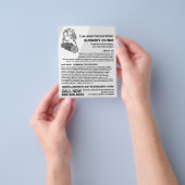 Floral model, plastische chirurg, plastische chiru flyer (Hand)