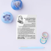 Floral model, plastische chirurg, plastische chiru flyer (Enkel)