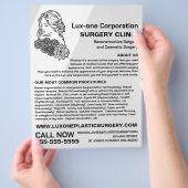 Floral model, plastische chirurg, plastische chiru flyer (Hand)