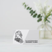 Floral model, plastische chirurg, plastische chiru visitekaartje (Staand voorkant)