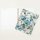 Floral modern blauw meisjesachtig stijlvol planner (Display)