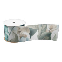 Floral modern blauw meisjesachtig stijlvol